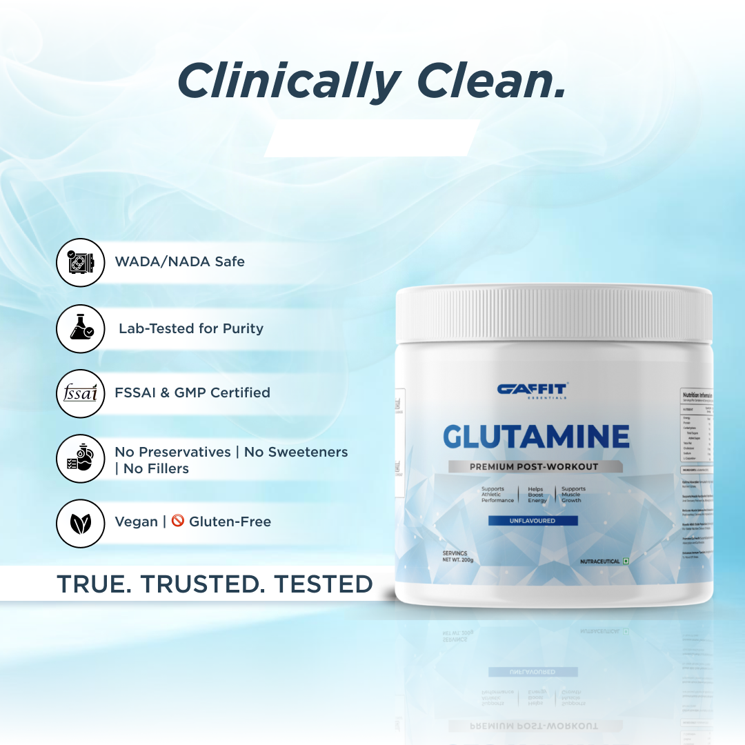 L-Glutamine, 200 g (0.50 lb) Unflavoured