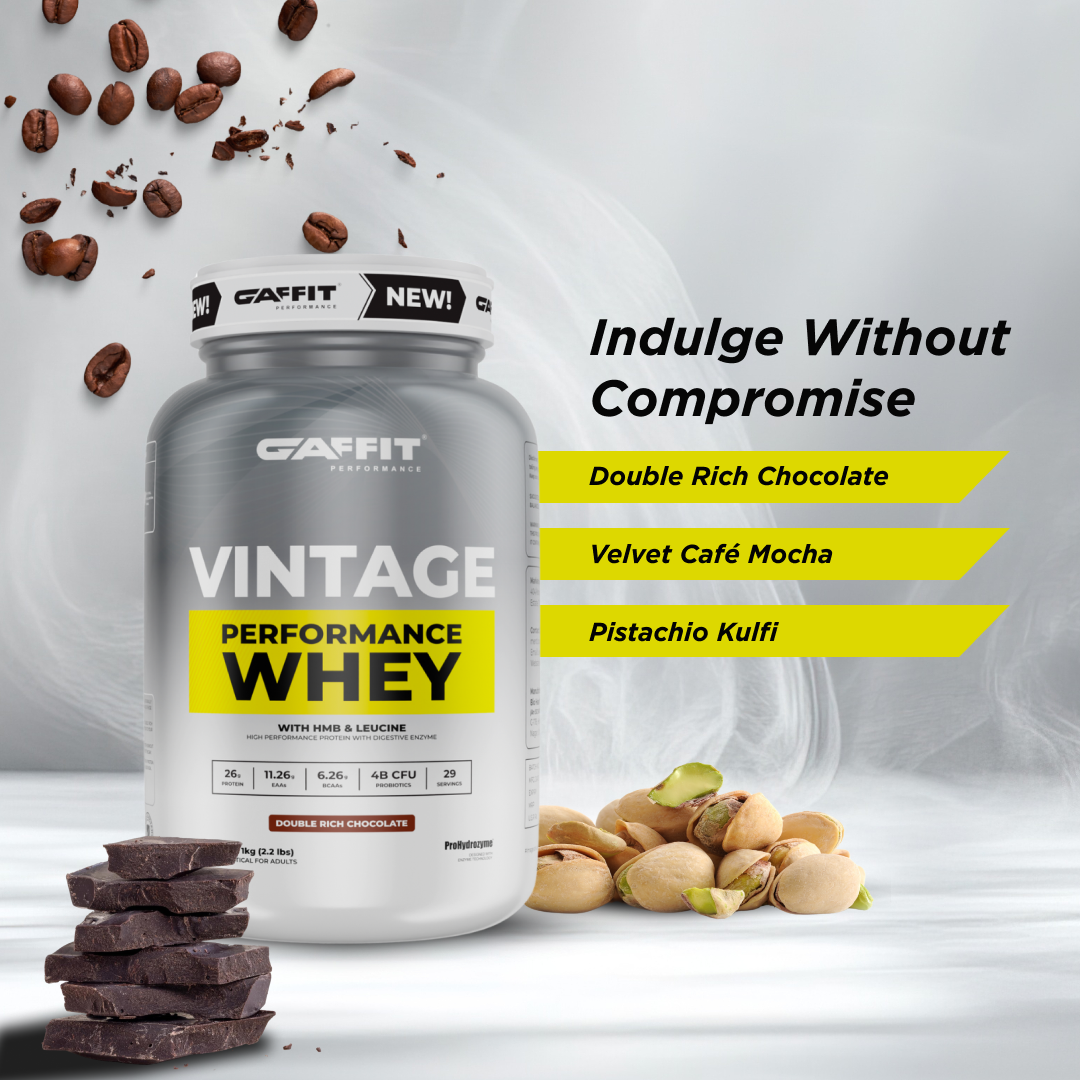 Vintage Performance Whey, 2 kg (4.4 Ib), Double rich Chocolate