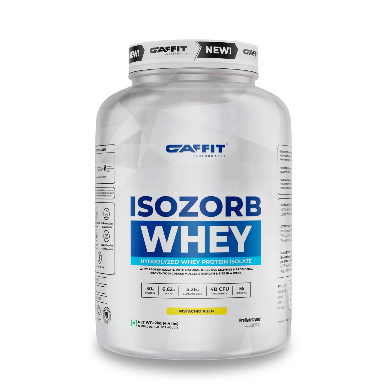 ISOZORB Whey , 2 kg (4.4 Ib), Double Rich Chocolate