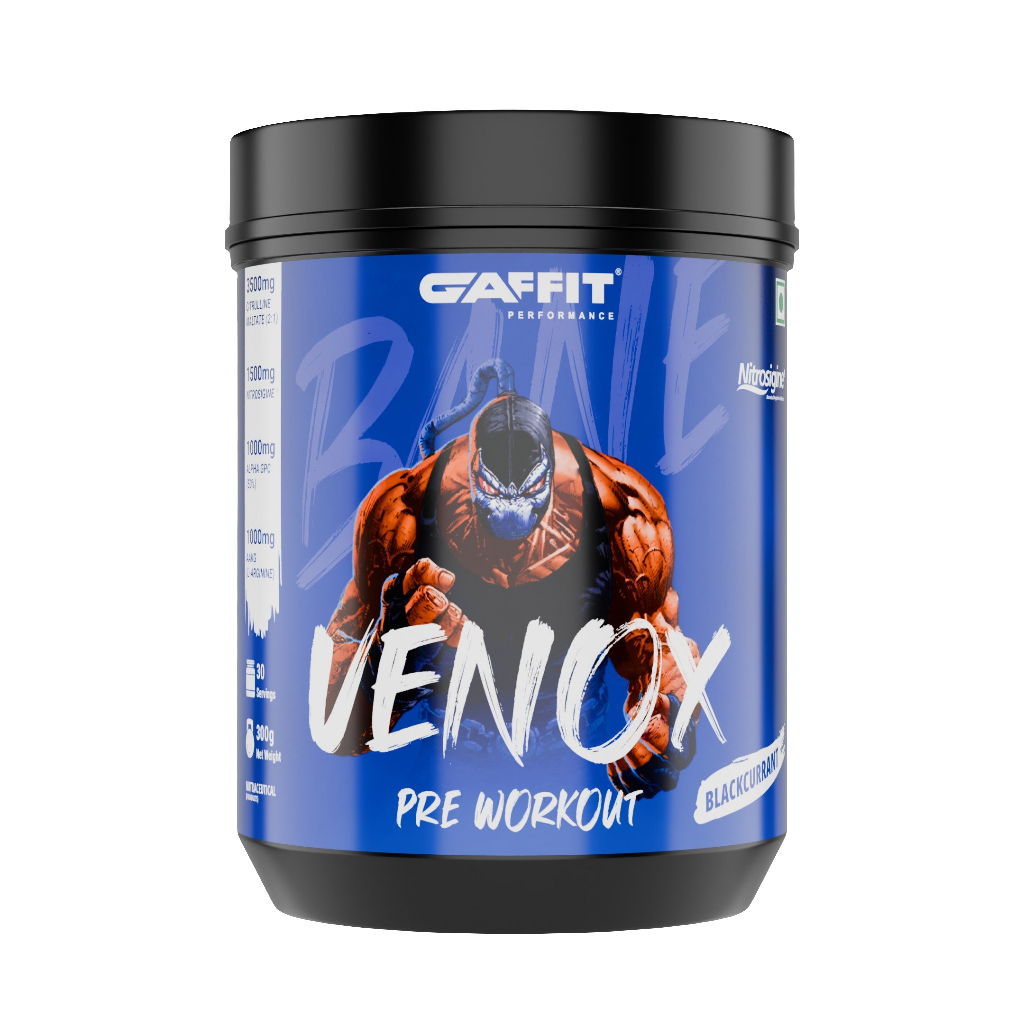 Pre Workout VenoX, 300 g (0.70 lb), Black Currant