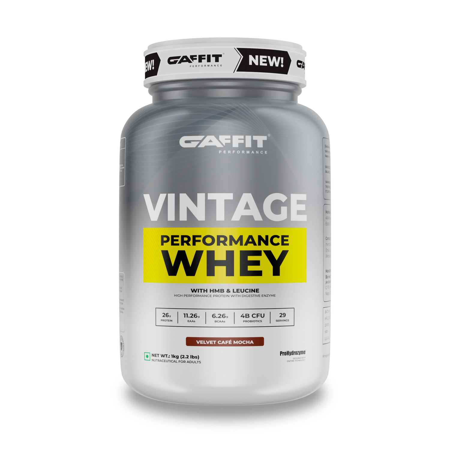 Vintage Performance Whey, 2 kg (4.4 Ib), Double rich Chocolate